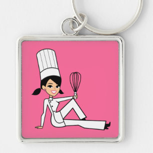 ケーキの装飾者のパン屋のカスタムKeychain キーホルダー
