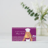 ケーキの装飾者のパーティーのオルガナイザーの名刺 名刺 (スタンド正面)