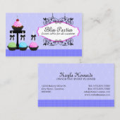 ケーキはデザートのテーブルをぽんと鳴らします 名刺 (正面/裏面)