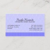 ケーキはデザートのテーブルをぽんと鳴らします 名刺 (裏面)