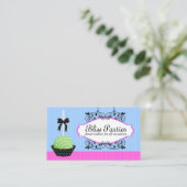 ケーキはデザートの名刺をぽんと鳴らします 名刺 (スタンド正面)