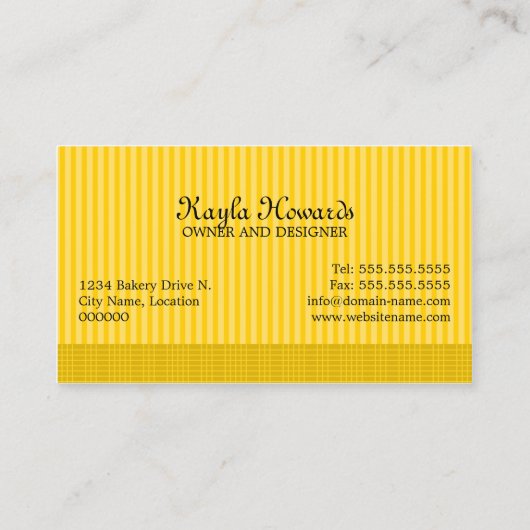 ケーキはデザートをぽんと鳴らします 名刺 (裏面)