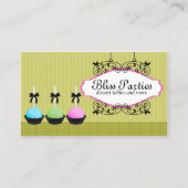 ケーキはデザートをぽんと鳴らします 名刺 (正面)