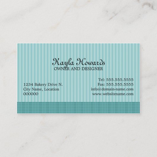 ケーキはデザートをぽんと鳴らします 名刺 (裏面)