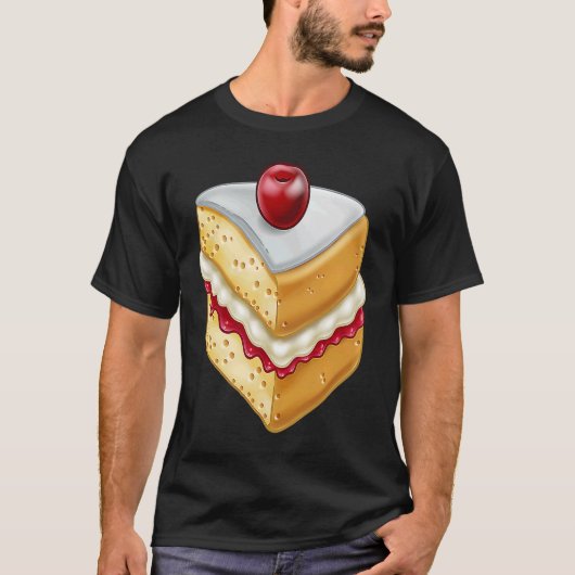 ケーキはパン屋さん Tシャツ (正面)
