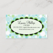 ケーキはパン屋をぽんと鳴らします 名刺 (裏面)