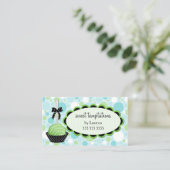 ケーキはパン屋をぽんと鳴らします 名刺 (スタンド正面)