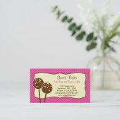 ケーキはベーカリーの名刺をぽんと鳴らします 名刺 (スタンド正面)