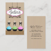 ケーキはベーカリーの名刺をぽんと鳴らします 名刺 (正面/裏面)