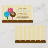 ケーキはベーカリーの名刺をぽんと鳴らします 名刺 (正面/裏面)