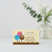 ケーキはベーカリーの名刺をぽんと鳴らします 名刺 (スタンド正面)