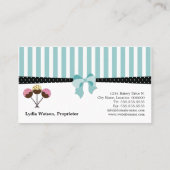 ケーキはベーカリーをぽんと鳴らします 名刺 (裏面)