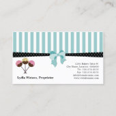 ケーキはベーカリーをぽんと鳴らします 名刺 (裏面)