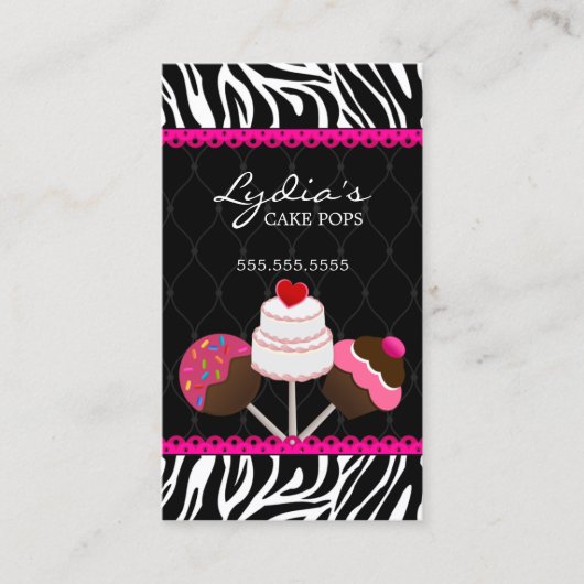 ケーキはベーカリーをぽんと鳴らします 名刺 (正面)