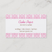 ケーキはベーカリーをぽんと鳴らします: 名刺 (裏面)