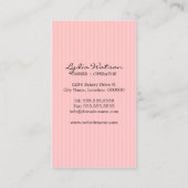 ケーキはベーカリーをぽんと鳴らします 名刺 (裏面)