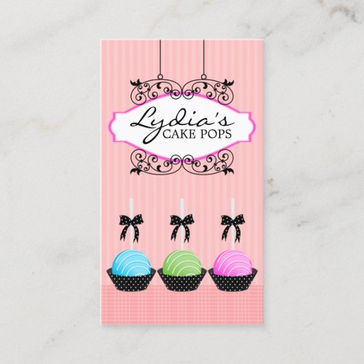 ケーキはベーカリーをぽんと鳴らします 名刺 (正面)