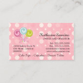 ケーキはベーカリーをぽんと鳴らします 名刺 (裏面)