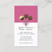 ケーキはベーカリーをぽんと鳴らします 名刺 (裏面)