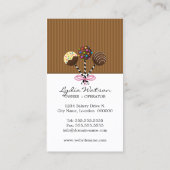 ケーキはベーカリーをぽんと鳴らします 名刺 (裏面)