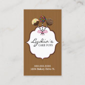 ケーキはベーカリーをぽんと鳴らします 名刺 (正面)