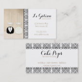 ケーキはベーカリーをぽんと鳴らします: 名刺 (正面/裏面)