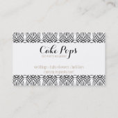 ケーキはベーカリーをぽんと鳴らします: 名刺 (裏面)