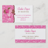 ケーキはベーカリーをぽんと鳴らします: 名刺 (正面/裏面)