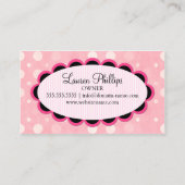 ケーキはベーキングをぽんと鳴らします 名刺 (裏面)