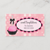 ケーキはベーキングをぽんと鳴らします 名刺 (正面)