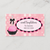 ケーキはベーキングをぽんと鳴らします 名刺 (正面)