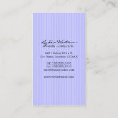 ケーキはラベンダーのベーカリーをぽんと鳴らします 名刺 (裏面)