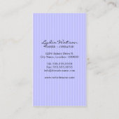 ケーキはラベンダーのベーカリーをぽんと鳴らします 名刺 (裏面)