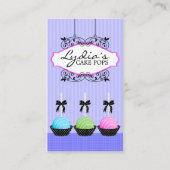 ケーキはラベンダーのベーカリーをぽんと鳴らします 名刺 (正面)