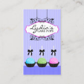 ケーキはラベンダーのベーカリーをぽんと鳴らします 名刺 (正面)