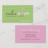 ケーキは名刺をぽんと鳴らします 名刺 (正面/裏面)