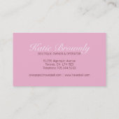 ケーキは名刺をぽんと鳴らします 名刺 (裏面)