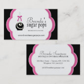 ケーキは名刺をぽんと鳴らします 名刺 (正面/裏面)