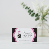 ケーキは名刺をぽんと鳴らします 名刺 (スタンド正面)