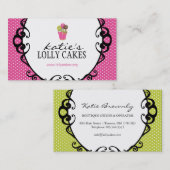 ケーキは名刺をぽんと鳴らします 名刺 (正面/裏面)