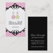 ケーキは名刺をぽんと鳴らします 名刺 (正面/裏面)