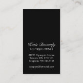 ケーキは名刺をぽんと鳴らします 名刺 (裏面)