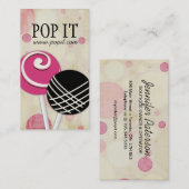 ケーキは名刺をぽんと鳴らします 名刺 (正面/裏面)