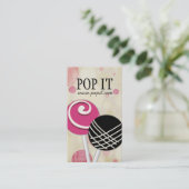 ケーキは名刺をぽんと鳴らします 名刺 (スタンド正面)