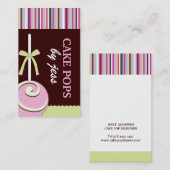 ケーキは名刺をぽんと鳴らします 名刺 (正面/裏面)