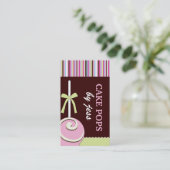 ケーキは名刺をぽんと鳴らします 名刺 (スタンド正面)