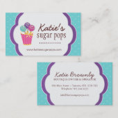 ケーキは名刺をぽんと鳴らします 名刺 (正面/裏面)