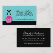 ケーキは名刺をぽんと鳴らします 名刺 (正面/裏面)