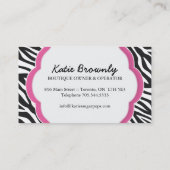 ケーキは名刺をぽんと鳴らします 名刺 (裏面)