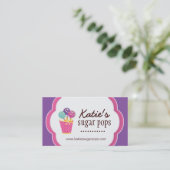 ケーキは名刺をぽんと鳴らします 名刺 (スタンド正面)